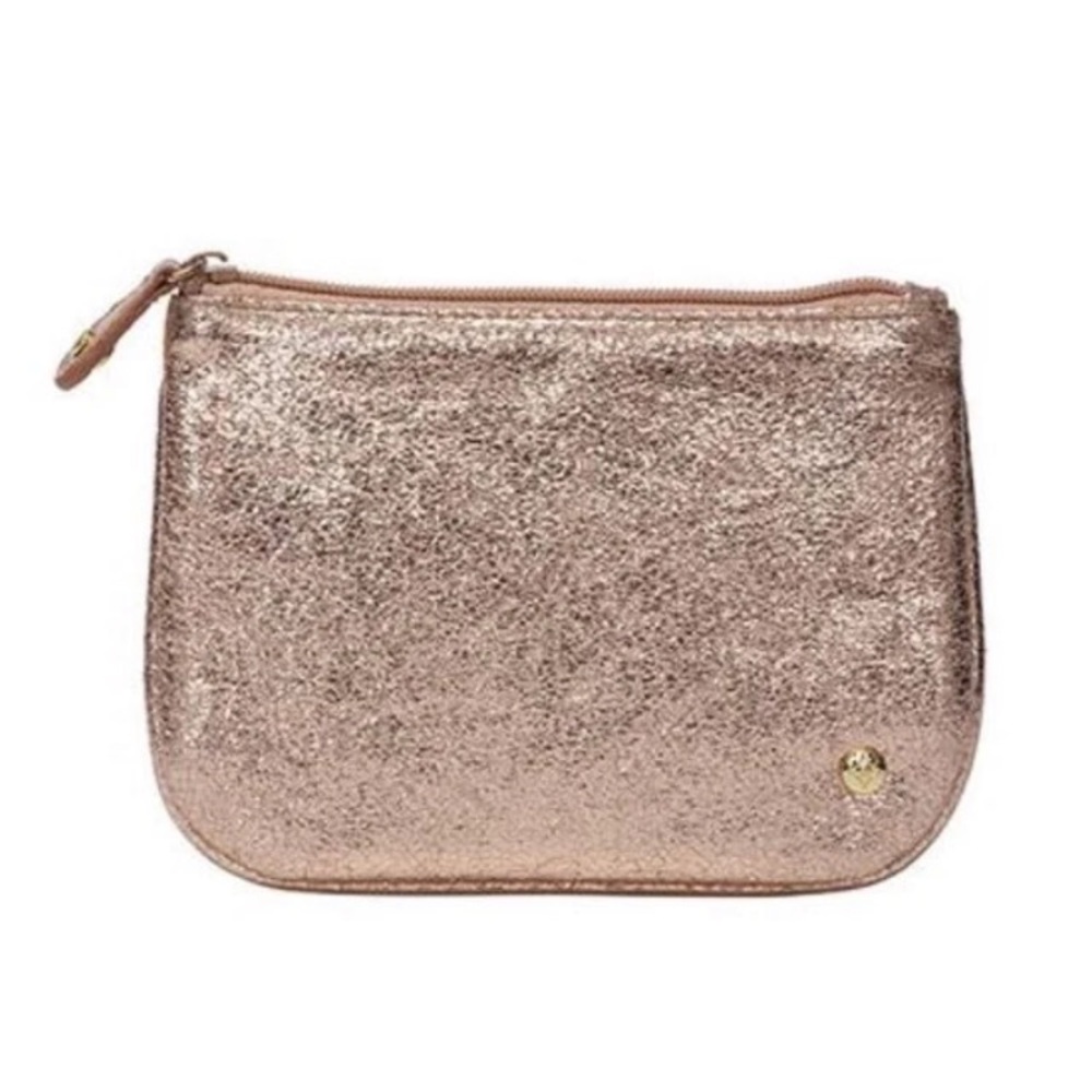Stephanie Johnson Metallic Women's small Cosmetic Zip Bag ~ Brand New With Tag 🧡